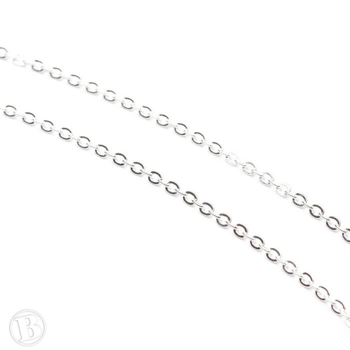Trace Chain Silver Plated 2mm -Pack of 1m