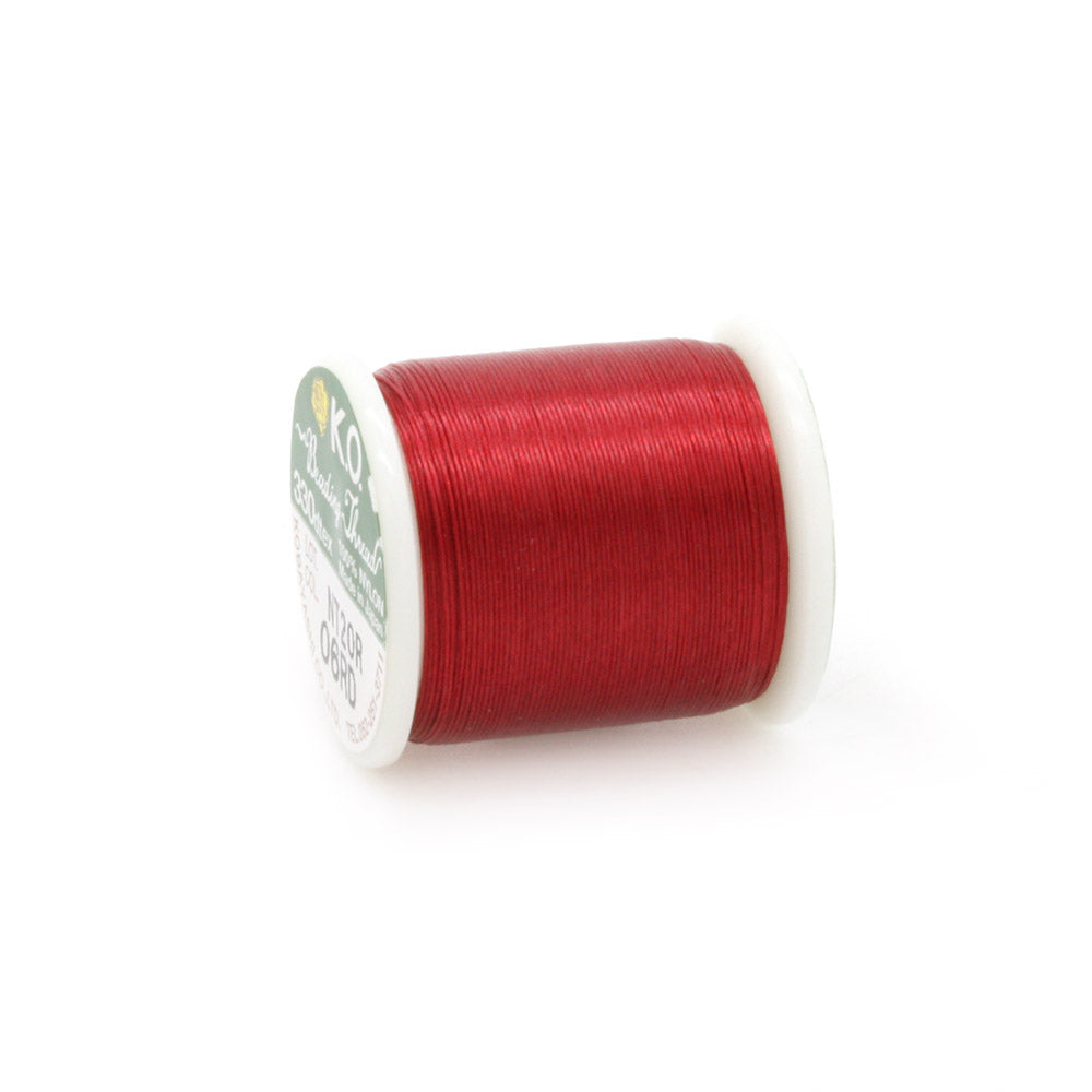 KO Beading Thread B Rich Red Reel of 50 metres