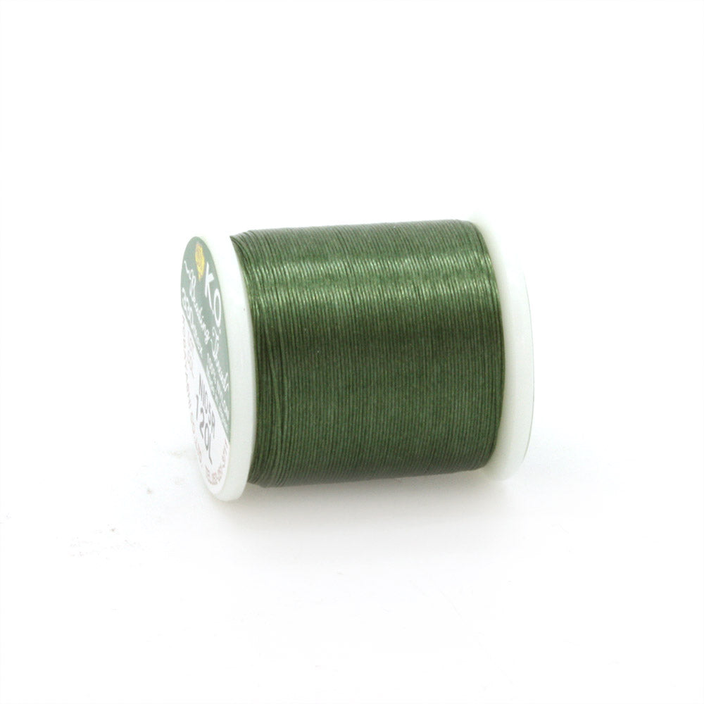 KO Beading Thread B Dark Olive Reel of 50 metres