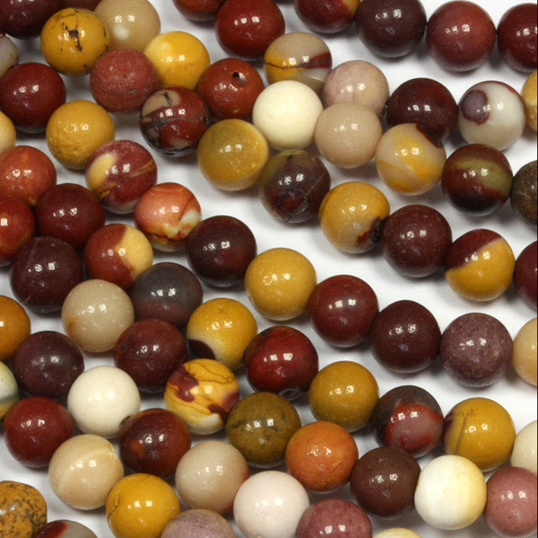 Mookaite Rounds 6mm - 35cm Strand