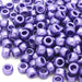purple bath pearl plastic pony beads