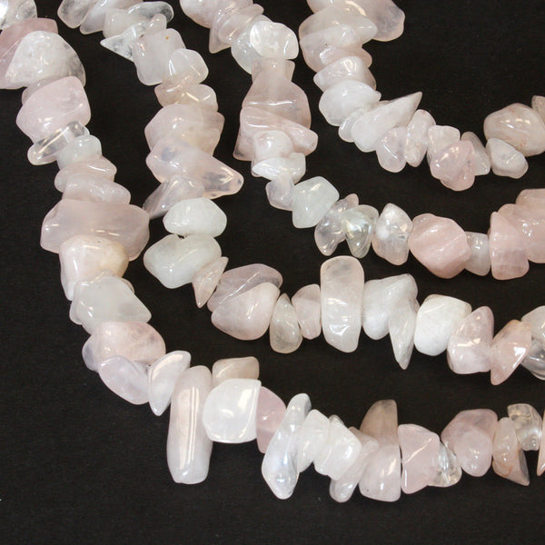 Natural White Rock Crystal Quartz Carved Rose Beads For Jewelry Making - 10mm, Handmade
