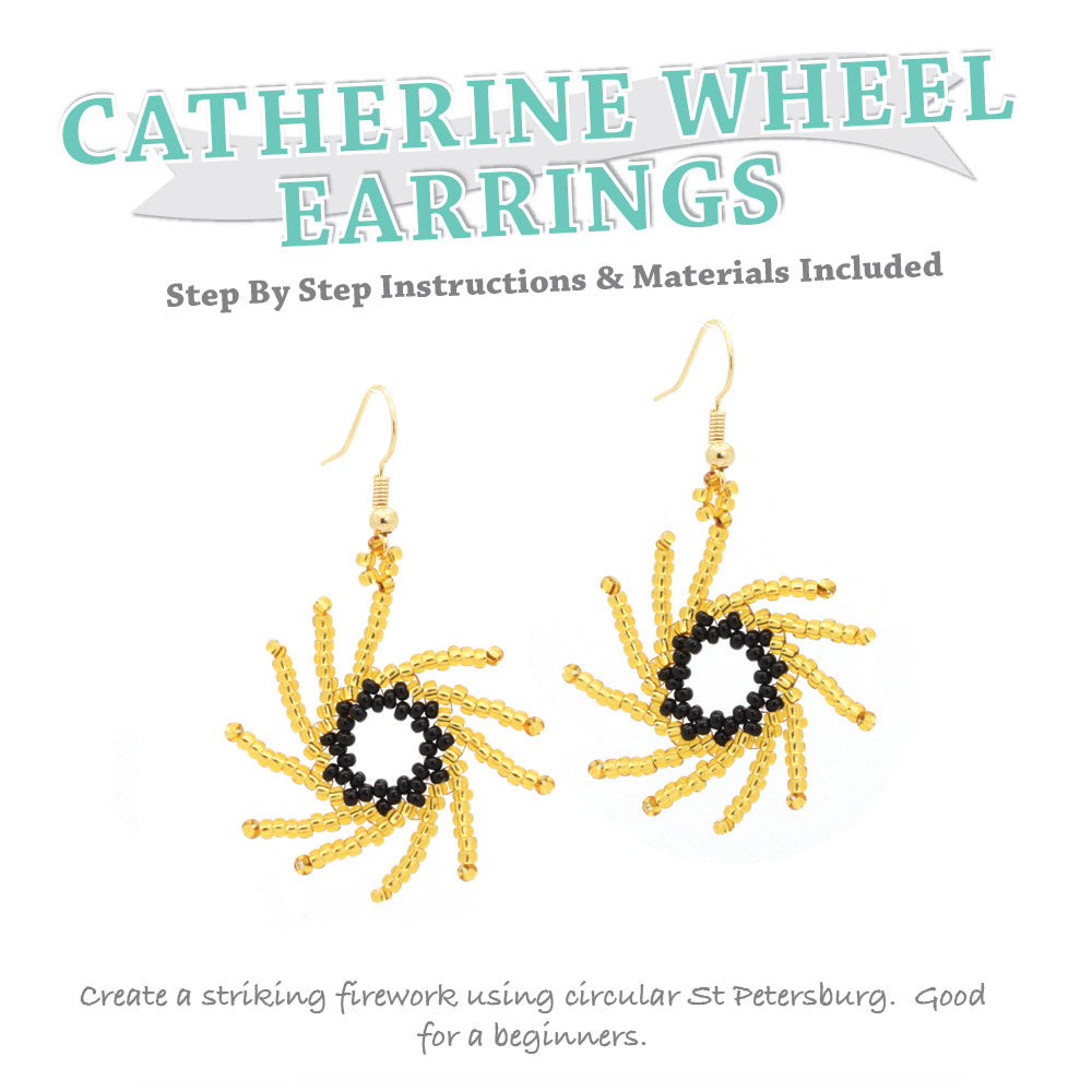 Catherine Wheel Ear-Rings Gold Kit