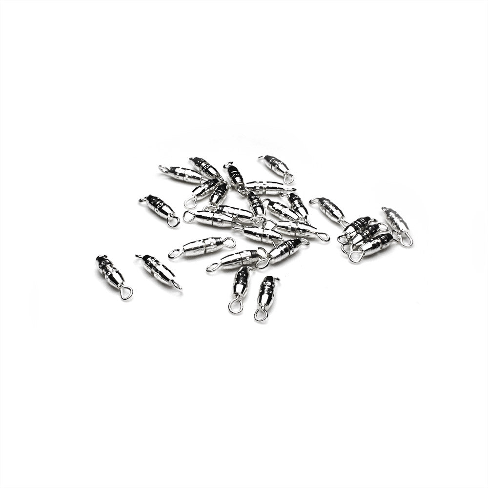 Clasp Small Silver Plated Metal 11x3mm-Pack of 50