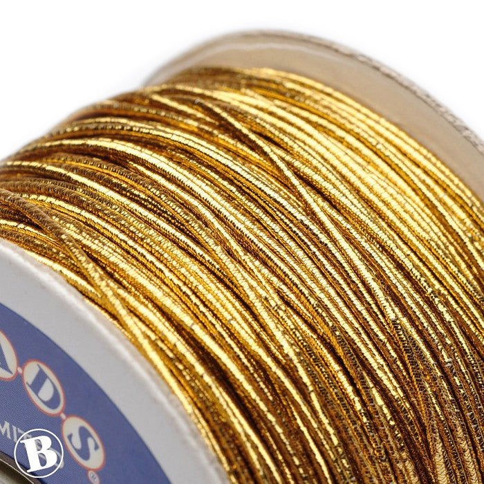 Metallic Elastic Gold Elastic 1mm-Pack of 100m