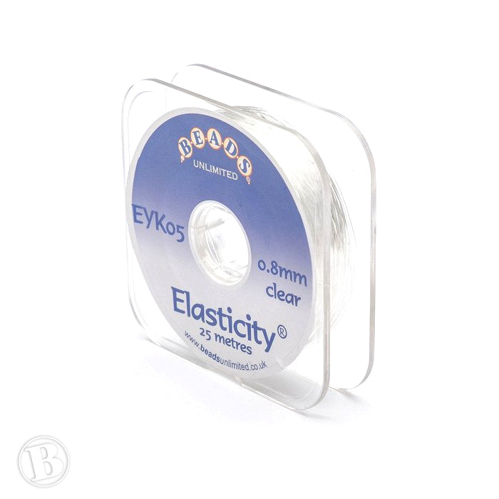 Elasticity Thick 100M Clear Elasticity 0.8mm-Reel of 100m