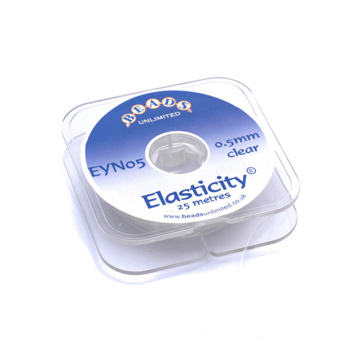 Elasticity Thin Clear 0.5mm-Reel of 25m