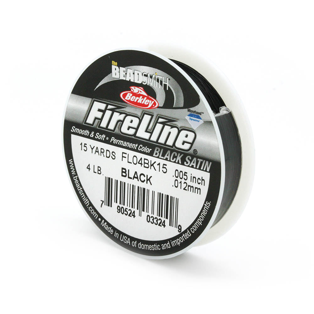 Fireline 4lb Black 0.12mm - Reel of 15yd