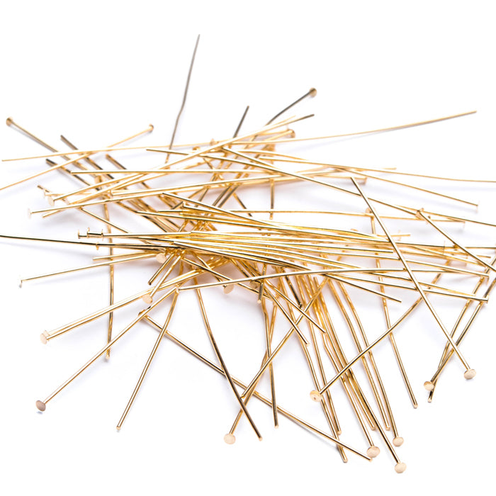 Headpin Gold Plated Metal 2-Pack of 100