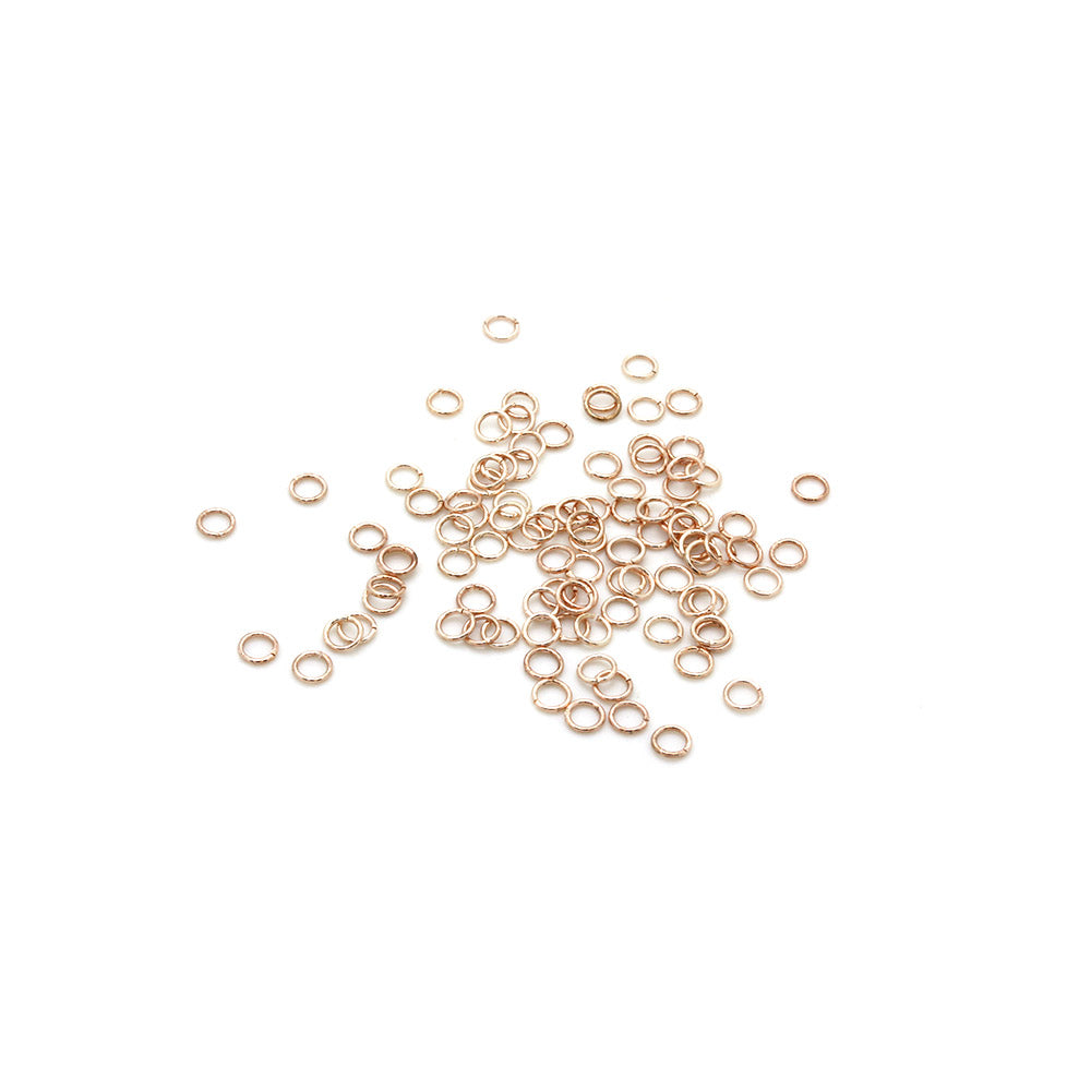 Jump Ring Rose Gold Plated 5mm-Pack of 100