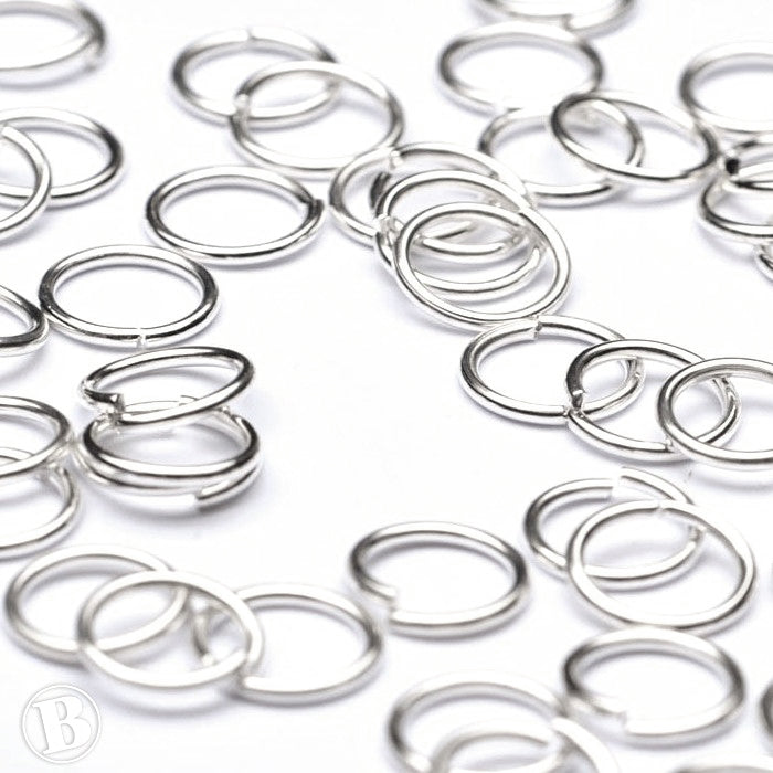 Jump Ring Silver Plated Metal 7mm-Pack of 500
