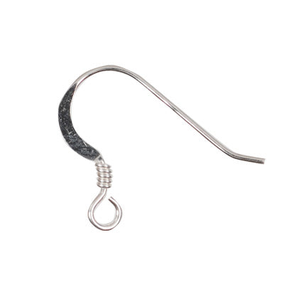 Long Ballwire Sterling Silver Metal 17mm-Pack of 2