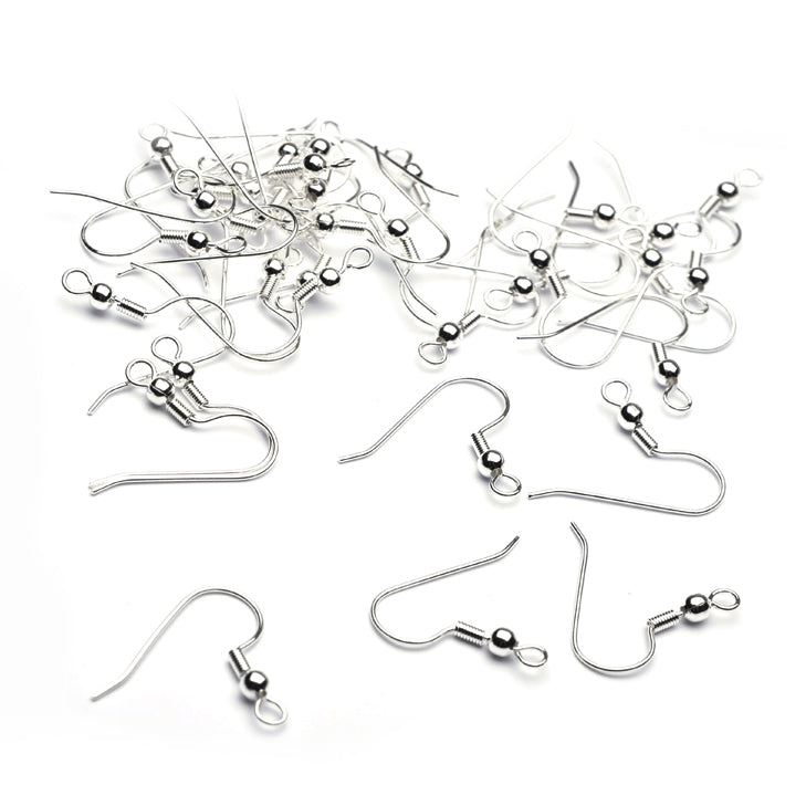 Long Ballwire Silver Plated 25x20mm-Pack of 500
