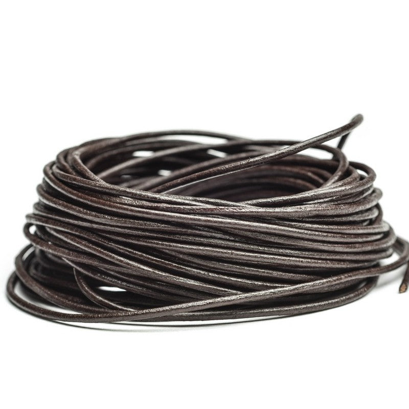 Thong Brown Leather 1.5mm-Pack of 10m