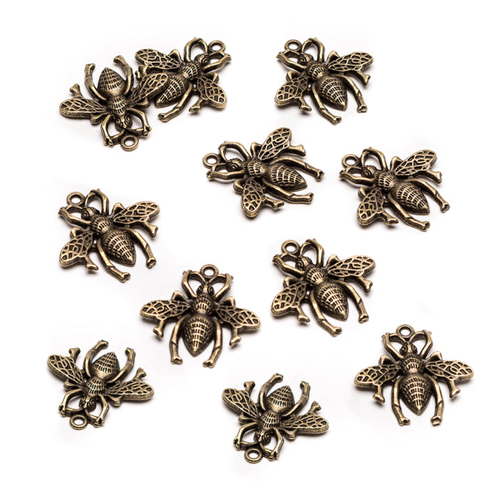 Busy Bee Antique Gold 27mm - Pack of 10