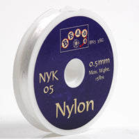 Nylon Thick Clear Nylon 0.5mm-Pack of 10m