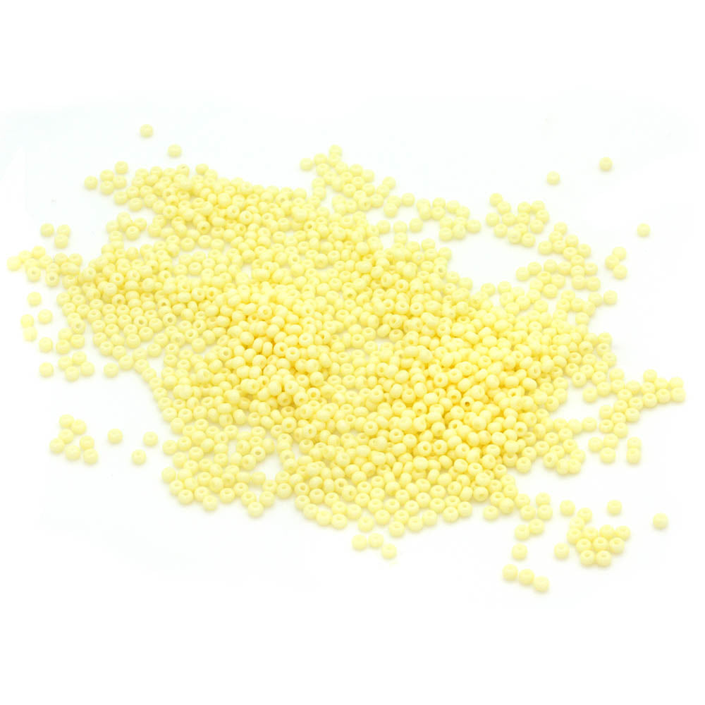 Opaque Czech Yellow Glass Rocaille/Seed 11/0 Pack of 5g