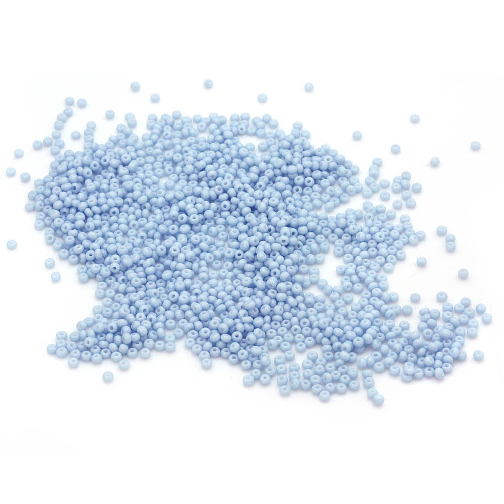 Opaque Czech Blue Glass Rocaille/Seed 11/0 Pack of 5g