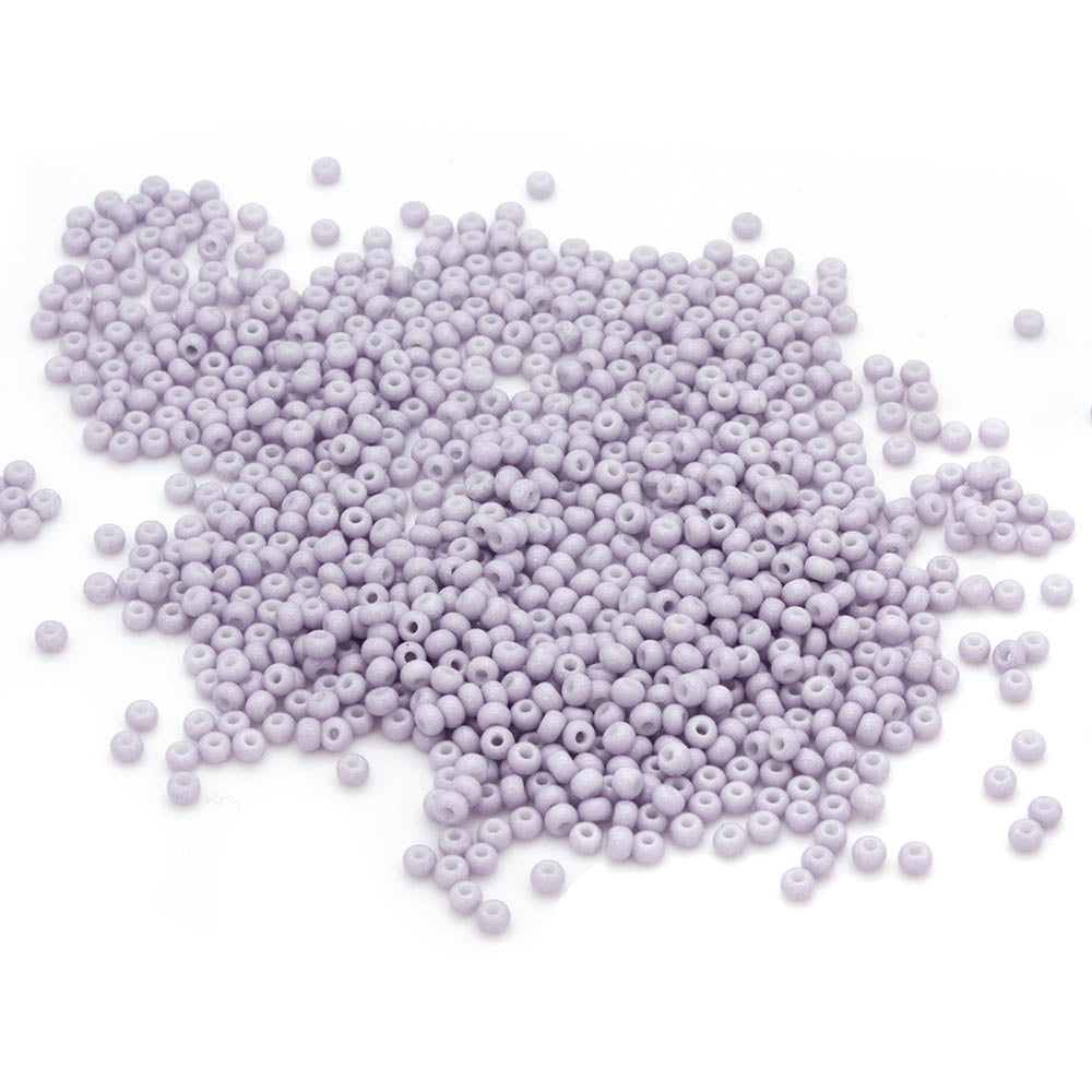 Opaque Czech Lilac Glass Rocaille/Seed 8/0 Pack of 100g