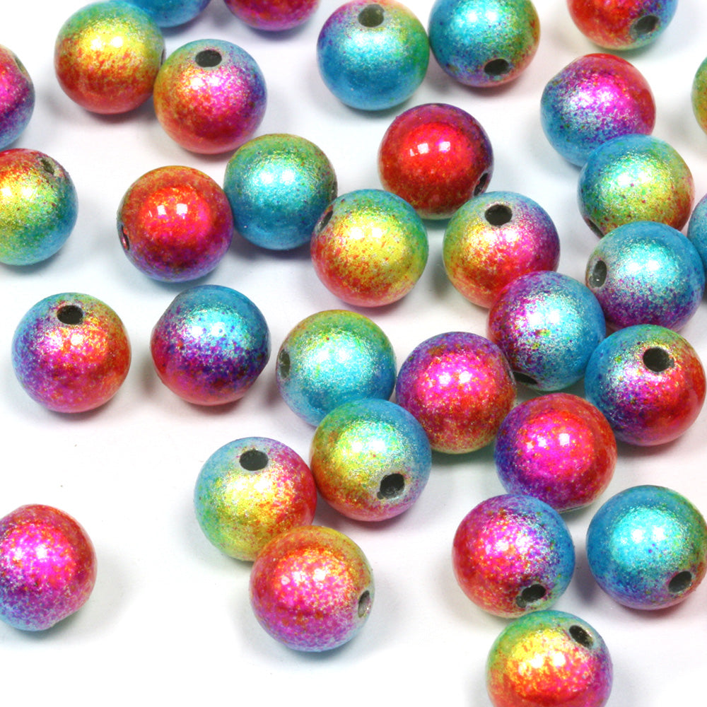 Miracle Beads Rainbow Mix 8mm - Pack of 50