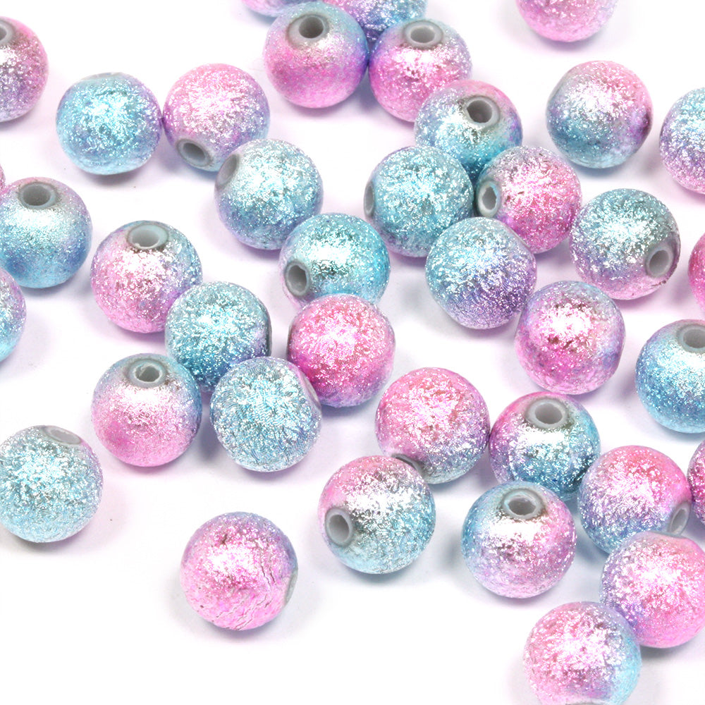 20pcs 304 Stainless Steel Stardust Metal Beads Round Bumpy Loose Spacers 4 8mm E - Foto 8