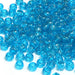 kids plastic glitter turquoise coloured  pony beads with large holes