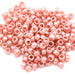 kids plastic bath pearl peach coloured  pony beads with large holes
