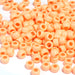 kids plastic peach coloured  pony beads with large holes