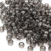 kids plastic transparent black coloured  pony beads with large holes