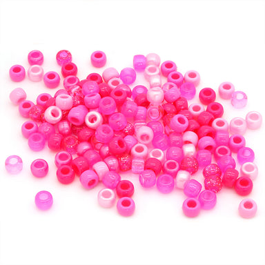 pink pony bead mix