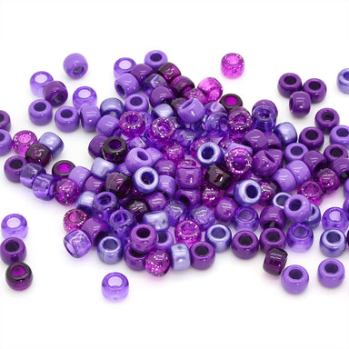 purple pony bead mix