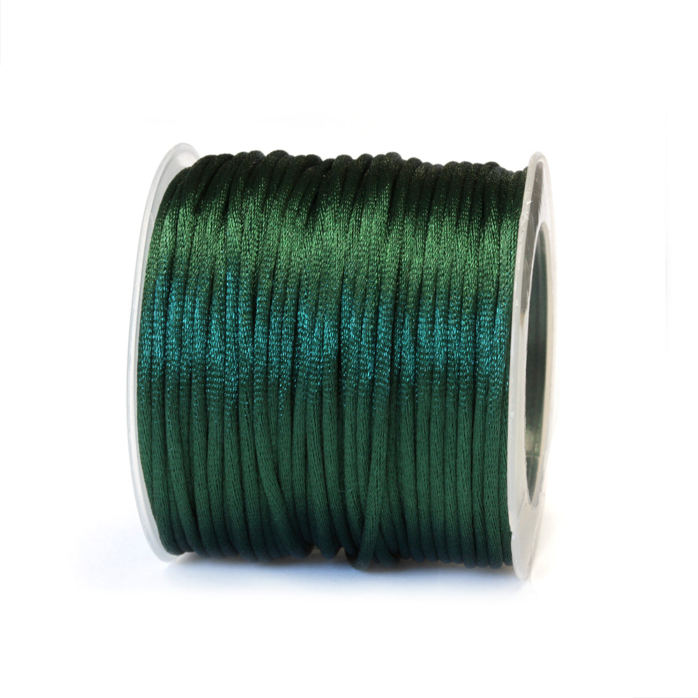 Forest Green Rat Tail 1mm - Reel of 20 yards