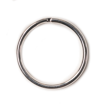 Split Ring Silver Plated 25mm-Pack of 20