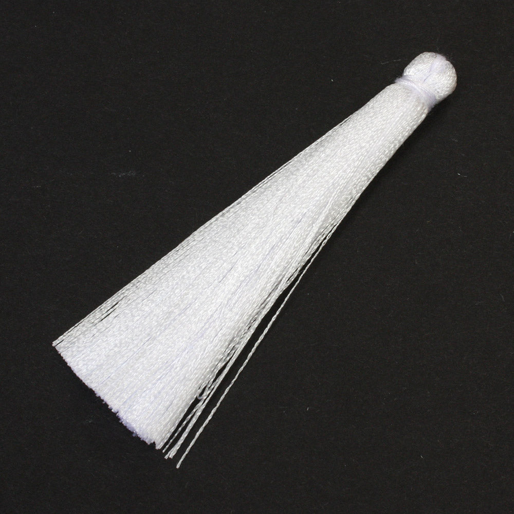 Tassel White 6.5cm - Pack of 10