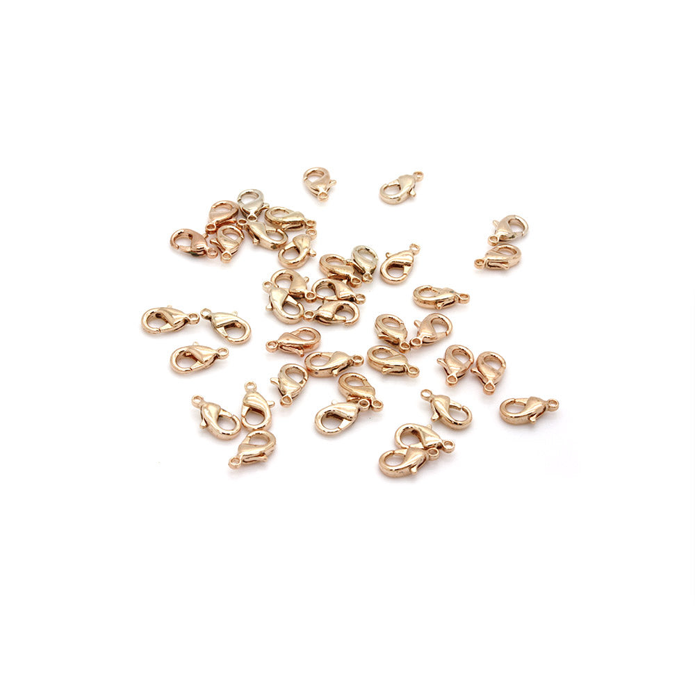Trigger Clasp Rose Gold Plated 10mm - Pack of 50