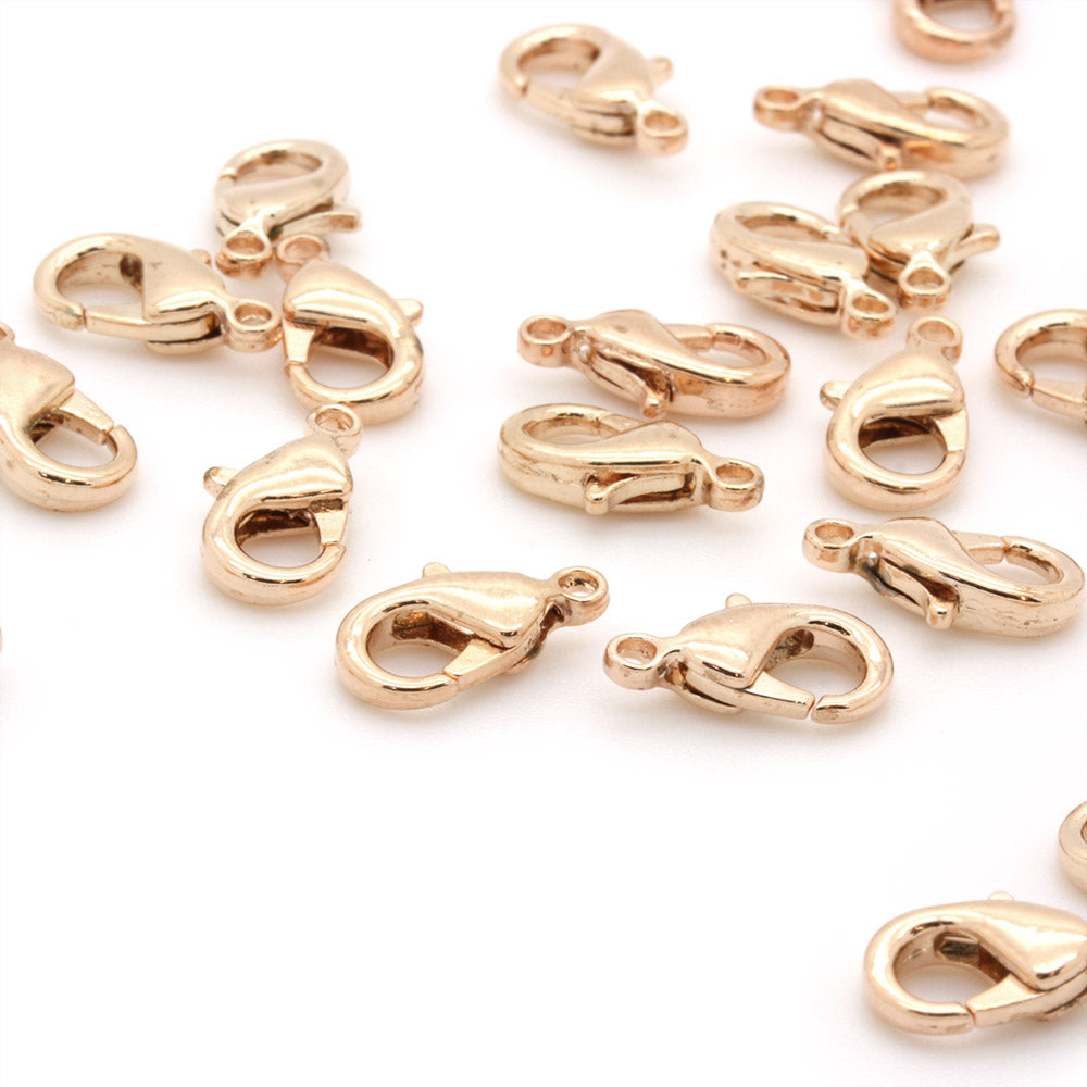 Trigger Clasp Rose Gold Plated 10mm - Pack of 50